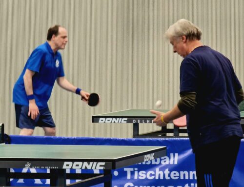 Richtungsweisende Partie der 1. Mannschaft Tischtennis